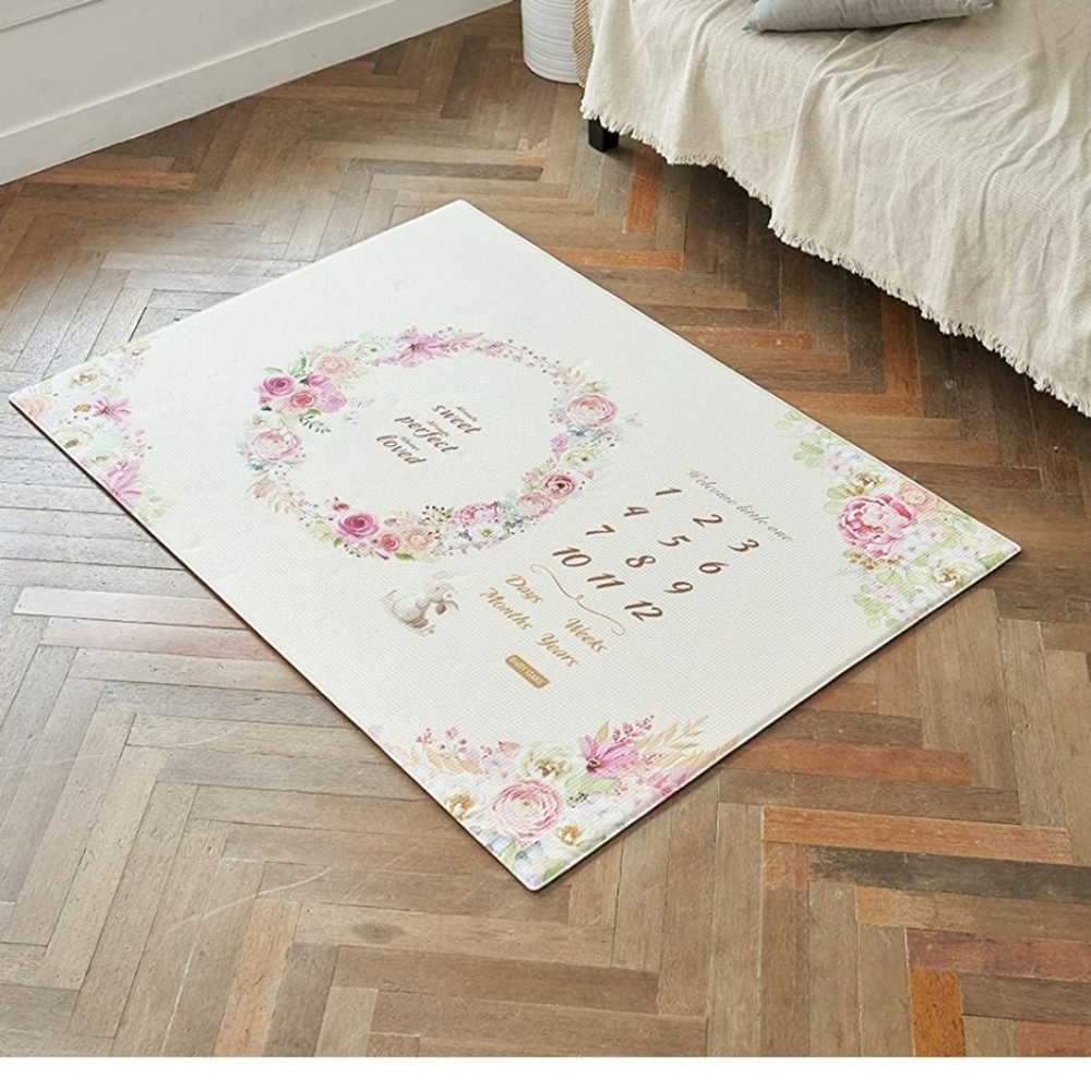 New Baby Milestone Tummy Time Play Mat (not blanket)